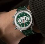 BLS Factory Breitling Top Time 38mm 7750 Movement Green Leather Strap Watch